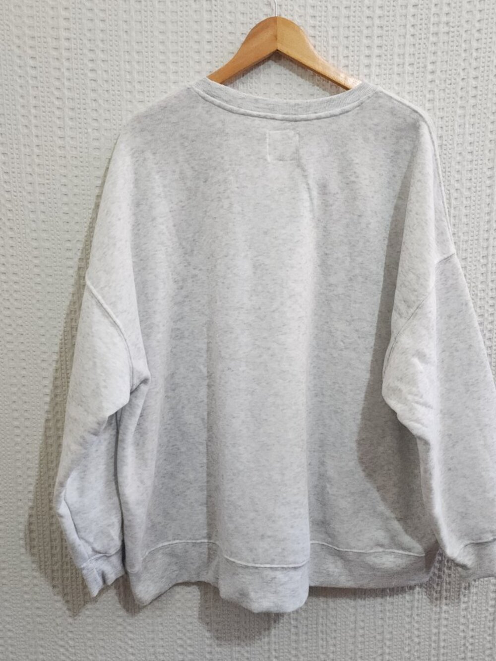 No Comment Plus Size NYC Spellout Light Gray Crewneck Sweater Size 3X NEW - Picture 3 of 15
